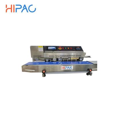 HIPAC FPM150E Ink-jet and Sealing Machine Heat Sealer China Hot Selling Aluminum Foil Bag Tea Biscuit Film Bag Sealing Machine