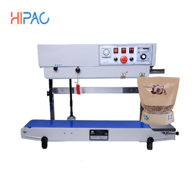 SF-150LW Vertical Continuous Film Sealer with 0-13m/min Sealing Speed and 0-300℃ Temperature Range for Automatic Heat Sealing