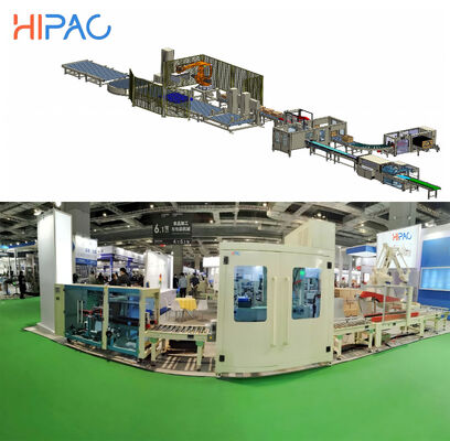 China Made Fully Automatic High-Accuracy Carton Packing line for Beverage and Apparel Packaging