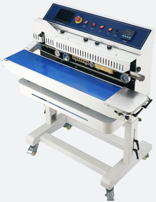 Automatic Continuous Band Sealer with 18m/min Sealing Speed 0-300℃ Temperature Range and 10mm Sealing Width